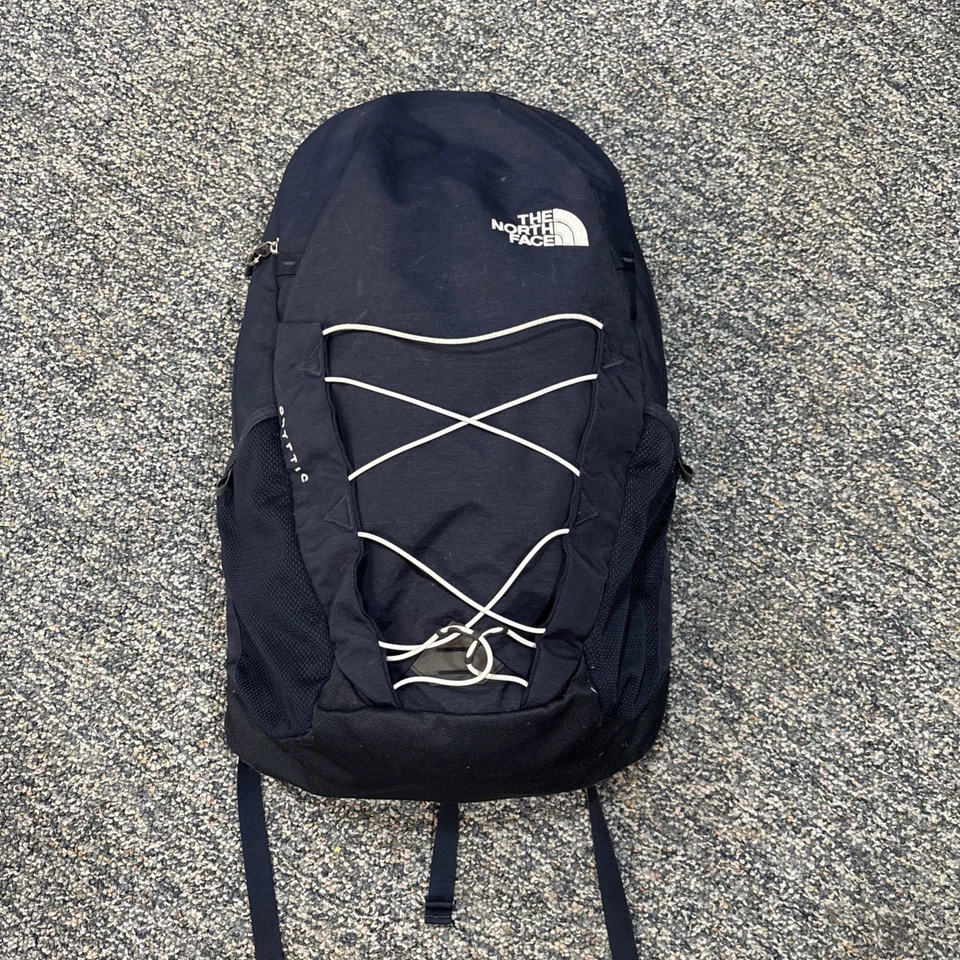 The North Face Cryptic Aviator Navy Light Heather Laptop School Backpack Daypack - Image 1 of 4