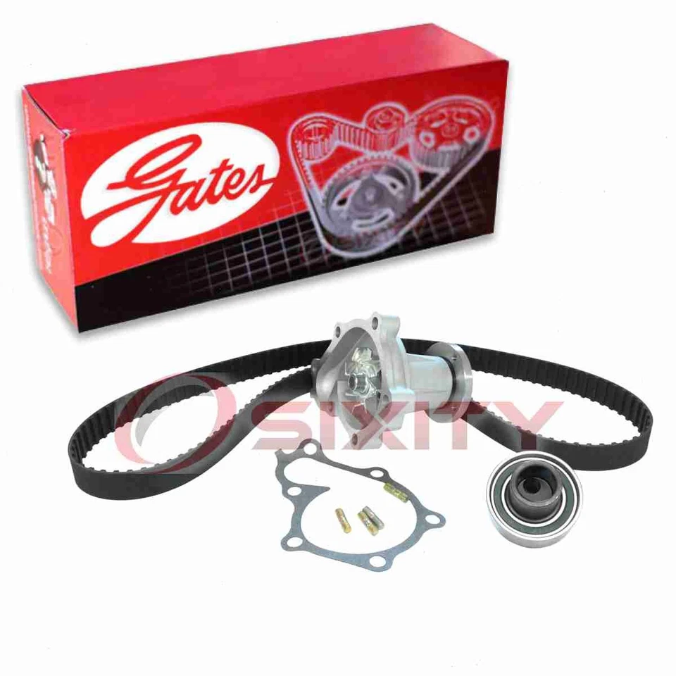 Kit de correa de distribución Gates PowerGrip con bomba de agua para Nissan D21 gi 1986-1994 Foto 1 de 4
