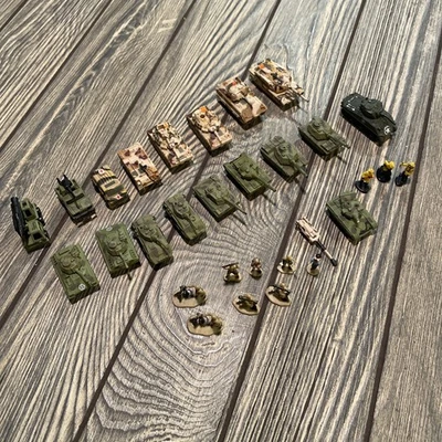 Vintage 1980 90’s Micro Machines Military Vehicles lot Of 18 + Pieces Tanks Tank - Image 1 of 4