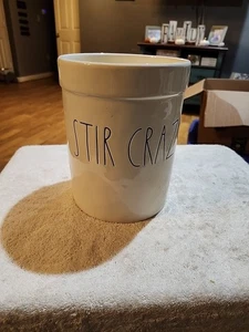 Rae Dunn Artisan Collection "STIR CRAZY" Utensil Holder Crock Kitchen Farmhouse - Picture 1 of 4