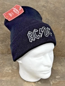 AC/DC Beanie Haube Strickmütze schwarz Rock Musik Band American Needle Australien neu - Bild 1 von 5