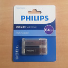 LOT DE 2 USB 2.0 PHILIPS FLASH DRIVE 64GB