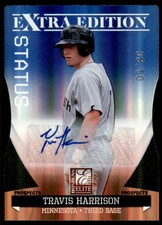2011 Donruss Elite Extra Ed Prospects Signature Status #P47 Travis Harrison /50
