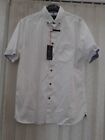BNWT M & S gents luxury pure cotton short sleeve shirt - size Small