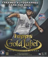2016 Topps Gold Label Baseball Factory Sealed Hobby Box Free Ship Worldwide