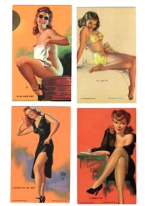 4 Mutoscope “Girl next door” 1940’s Pin Up Glamour Ladies Cards Earl Moral et al - Picture 1 of 6