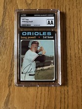 1971 Topps #700 BOOG POWELL  SP  CGC AA - Baltimore Orioles Description