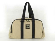 Chanel Beige CC Sports Line Boston Duffle 872154