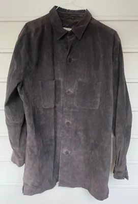 Cutter & Buck Suede Jacket Grayish / Brown Jacket LT - Image 1 of 4