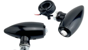 JOKER MACHINE CENTER MOUNT ASTRO LED TURN SIGNALS/MARKER LIGHTS BLK P/N 05-52RB - Picture 1 of 2