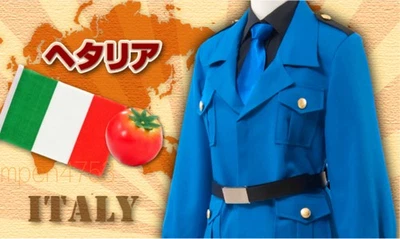 Anime Hetalia: Axis Powers Feliciano Vargas Cosplay Disfraces Traje Halloween Set Foto 1 de 4