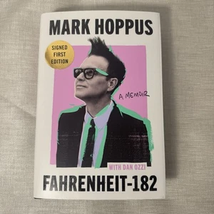 Autographed Mark Hoppus Signed Book Fahrenheit-182 A Memoir Blink 182 IN HAND - Picture 1 of 4