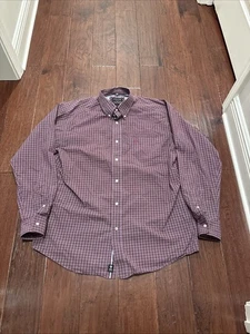 Ariat Hemd Herren Large lila-blau kariert Pro Series Langarm Rodeo Western - Bild 1 von 12