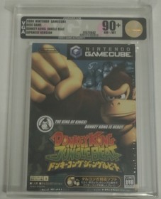 VGA90 + Graded Nintendo Gamecube Japanese  Donkey Kong Jungle Beat Unopend 2004 