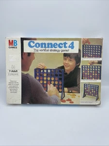 MB Games Connect 4 Vintage 1976 Vertical Strategy Game Age 7+ Complete - Picture 1 of 10