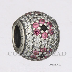 Authentische Pandora Sterlingsilber rosa schimmernde Blüte Perle 791129CZ - Bild 1 von 1