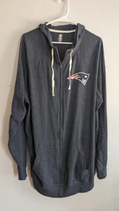New England Patriots New Era Zip Up Hoodie Size 3XL XXXL Team Apparel Navy Blue - Picture 1 of 4
