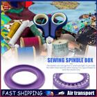 DIY Portable Bobbin Holder Silicone Round Sewing Needles Saver (Purple) FR