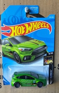 Hot Wheels 2020 - FORD FOCUS RS  [GREEN] NEAR MINT CARD GOOD COMBINED POST 