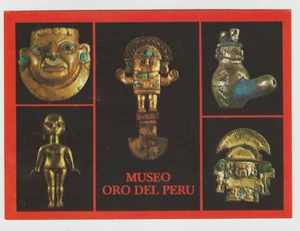 PERÚ, MUSEO DEL ORO, UNA POSTAL ANTIGUA, COMO NUEVA, ALREDEDOR DE 1985 - Imagen 1 de 2