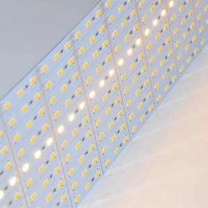 SMD5630 50pcs 1M Rigid Bar light DC12V 72leds Cabinet Aluminium Alloy Hard Lamp - Picture 1 of 12