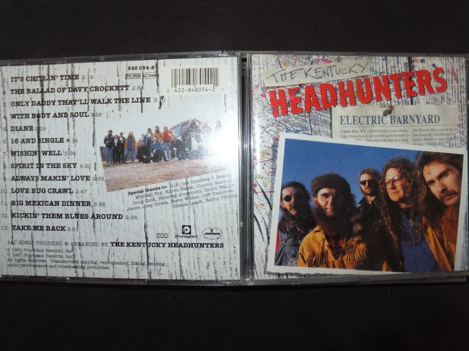 CD THE KENTUCKY HEADHUNTERS / ELECTRIC BARNYARD / - Photo 1/1
