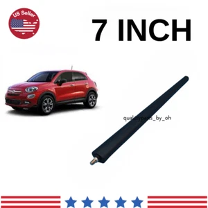 Mástil de antena de repuesto negro corto de 7" AM/FM para Fiat 500X 2016-2023 - Imagen 1 de 3