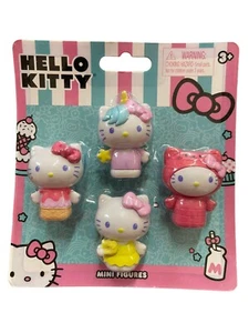 Hello Kitty Mini Figures Lot Of 4 New In Package Sanrio 2022 - Picture 1 of 2