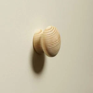 45mm Solid Pine Wood Wardrobe Knob / Cupboard / Drawer / Door / K52 + screw - Picture 1 of 6