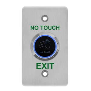 IR Infrared No Touch Exit Button Door Switch NO&NC Stainless Steel 12CM Operatin - Picture 1 of 12