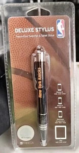 NBA DELUXE STYLUS TWO IN ONE TWIST PEN NY KNICKS - Foto 1 di 3