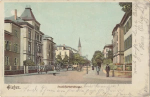 AK Giessen Frankfurter Straße 1904 - Bild 1 von 2