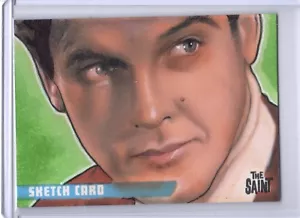 The Saint Series One Hand Drawn Sketch Card SK1 by Westley Smith Roger Moore SFC - Picture 1 of 1