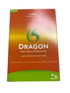Dragon Naturally Speaking Home Version 11 Speech Recognition Software DVD NO HEA - Picture 1 of 7