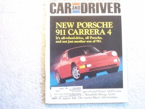 Auto und Fahrer 1989 August Porsche 911 Jaguar XJ6 Chevrolet Lumina Nissan 300ZX - Bild 1 von 1