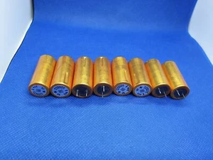 8 PIEZAS DE LOTE ANTIGUO GORRAS DE ALTA GAMA DE ORO ROE EKM 25v 2200uF LARGA VIDA AUDIO GRADO DE ALTA GAMA! - Imagen 1 de 2