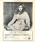 FRAMED PICTURE/ADVERT 13X11 HELENE FRANCES : WOMAN - CHILD