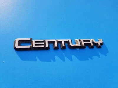 84 85 86 87 88 89 90 BUICK CENTURY EMBLEMA LATERAL LOGOTIPO INSIGNIA SÍMBOLO USADO OEM A12 Foto 1 de 3