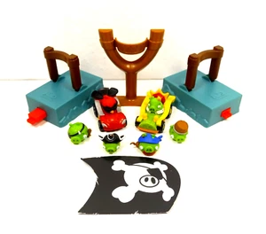 Angry Birds Go Jenga Pirate Pig Attack Game A6439 Hasbro Replacement Parts Lot - Picture 1 of 6