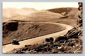 RPPC Tundra Kurven Trail Ridge Road Rocky Mtn NTL Park CO Sanborn Foto Postkarte - Bild 1 von 3