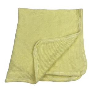 VTG Royal Heir Unisex Thermal Baby Blanket Solid Yellow Receiving Blanket - Picture 1 of 4