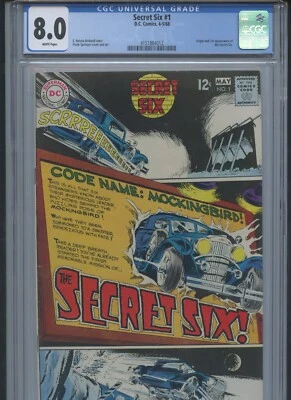 Secret Six Vol 1 #1 1968 CGC 8.0 (1st app of the Secret Six) - Image 1 of 3