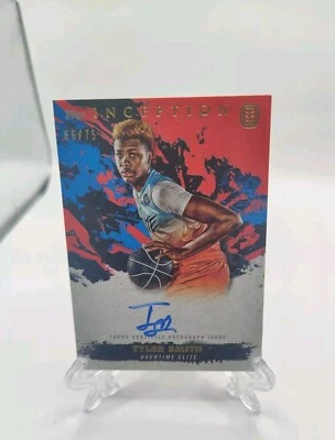 TOPPS INCEPTION OVERTIME OTE RED AUTO RC #IA-TS2 TYLER SMITH RC  /75 - Image 1 of 2