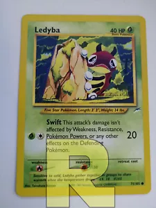 Ledyba ® Neo Destiny 71/105 ® Comune ® Pokemon ® Inglese ® EX - Picture 1 of 5