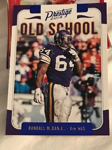 2019 Panini Prestige Randall McDaniel Xtra Points Blue Parallel Vikings #264/299 - Picture 1 of 2