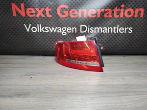 2009 - 2012 Audi A4 S4 B8 Left LH Driver Rear Outer Body LED Tail Light Assembly - Picture 1 of 12