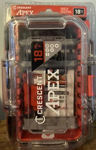 Brand New Crescent Apex Crescent Apex U-Guard Bit Set 18 Piece CAUGSET-18 Free S - Picture 1 of 2