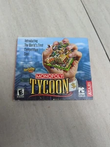 Monopoly Tycoon PC CD-ROM 2001 Disc & Case - Very Nice - Picture 1 of 5