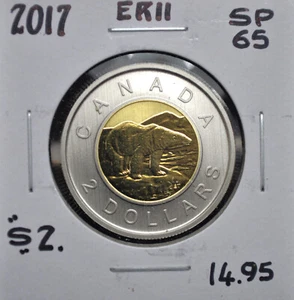 2017 Canada $2 Specimen Strike Toonie - Picture 1 of 2
