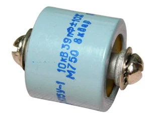 Ceramic transmitting capacitor 39pF 10kV 8kWar M750 K15U-1 soviet - NOS - Zdjęcie 1 z 6